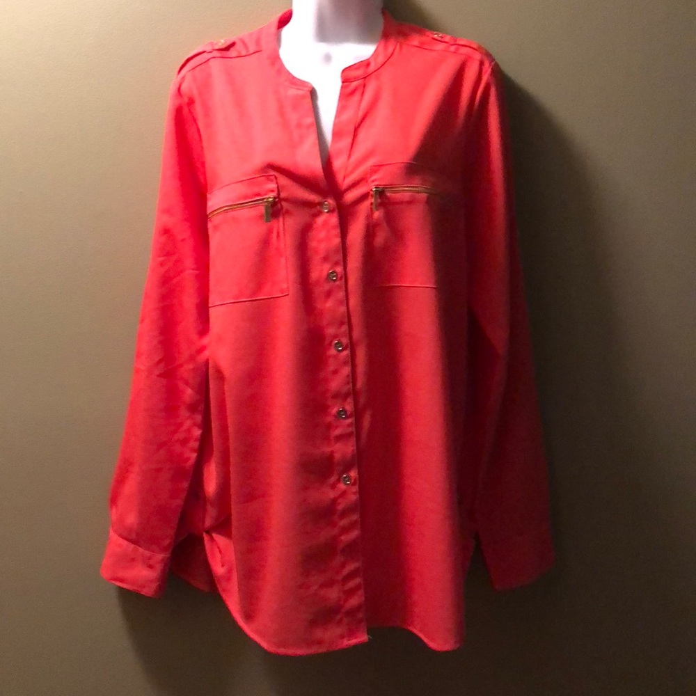 Calvin Klein Orange Blouse
